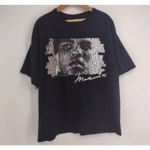 Muhammad Ali Enterprises Face Quotes Words Graphic Black White T-Shirt Mens XXL